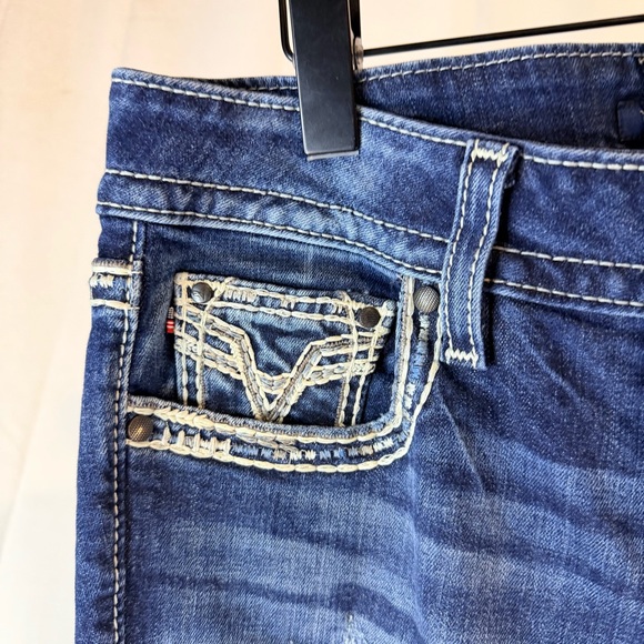 VIGOSS Women’s Size 9/10 Denim Jeans The Dublin Capri Fit Style Stretch - Picture 7 of 15